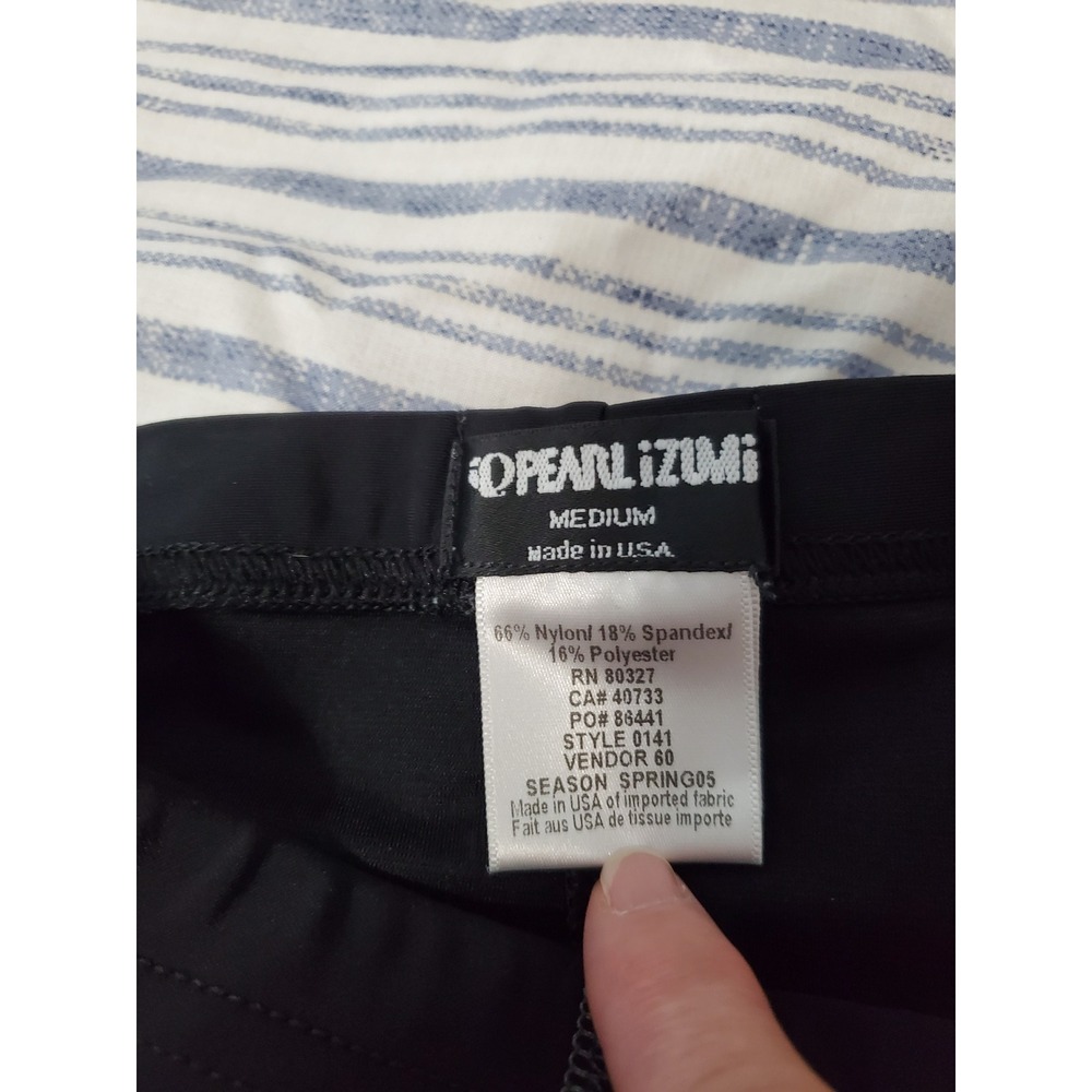 Pearl Izumi Padded Cycling Shorts Black Medium Style 0141 Spring 05 Made in USA